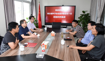 湖北省种子协会会长昌华敏一行莅临304永利考察
